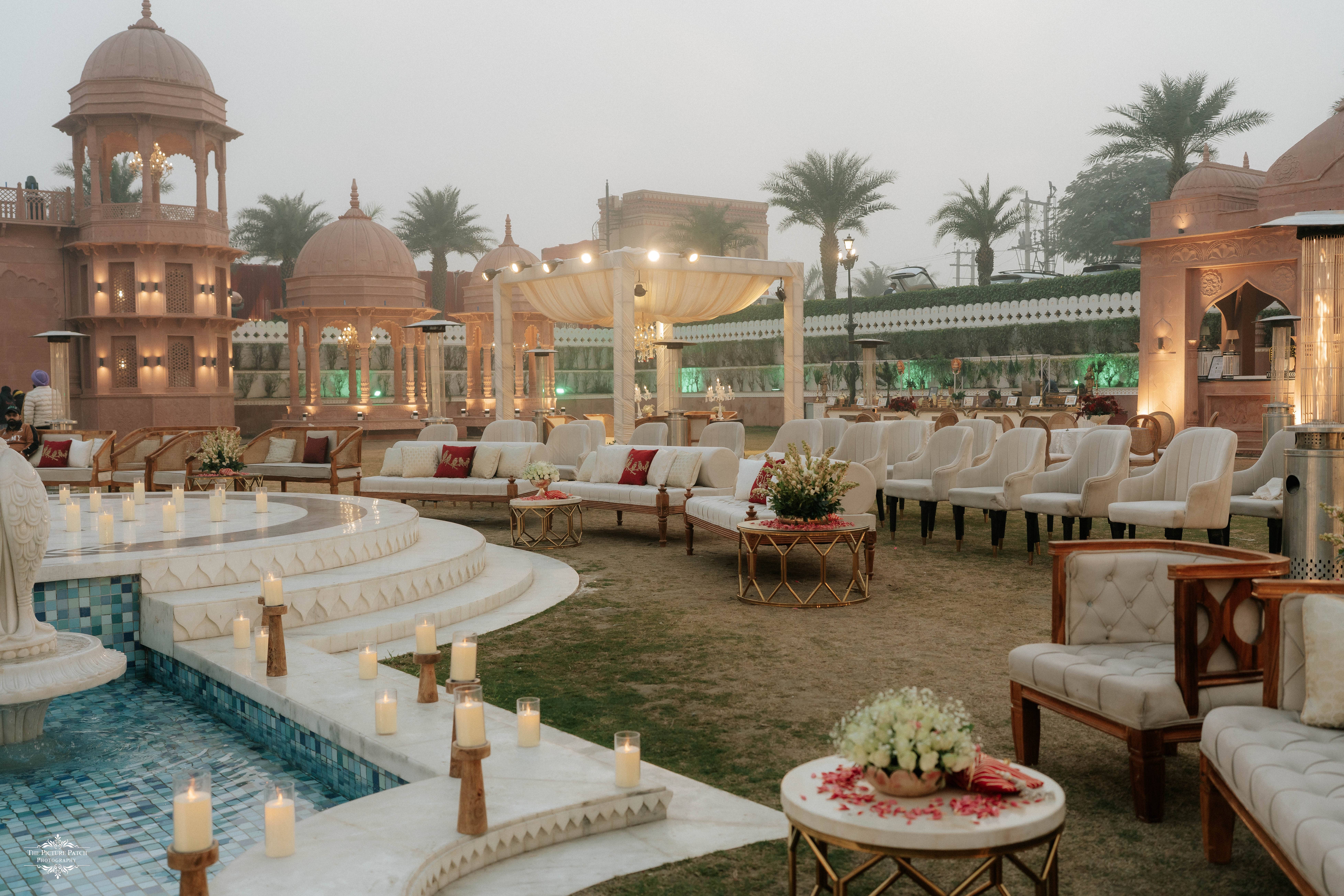 Floral seating decor