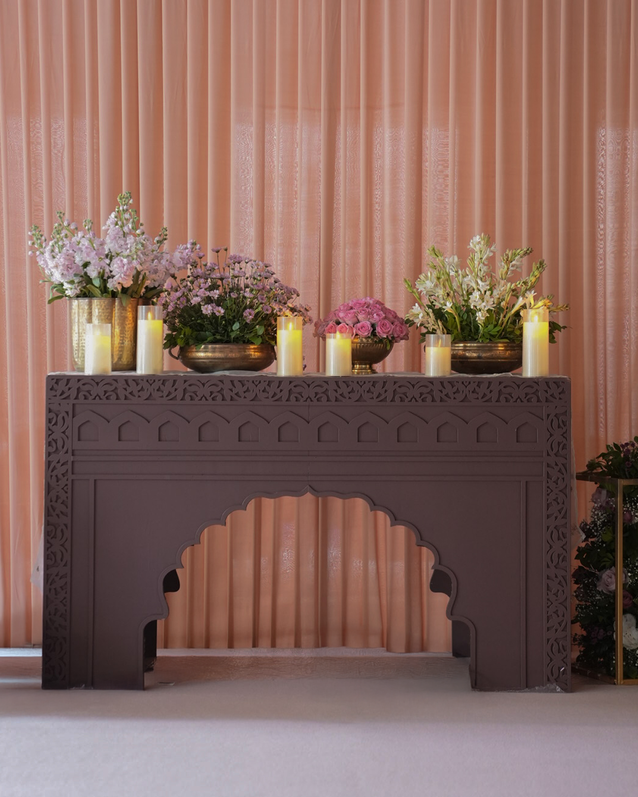 Pastel table decor