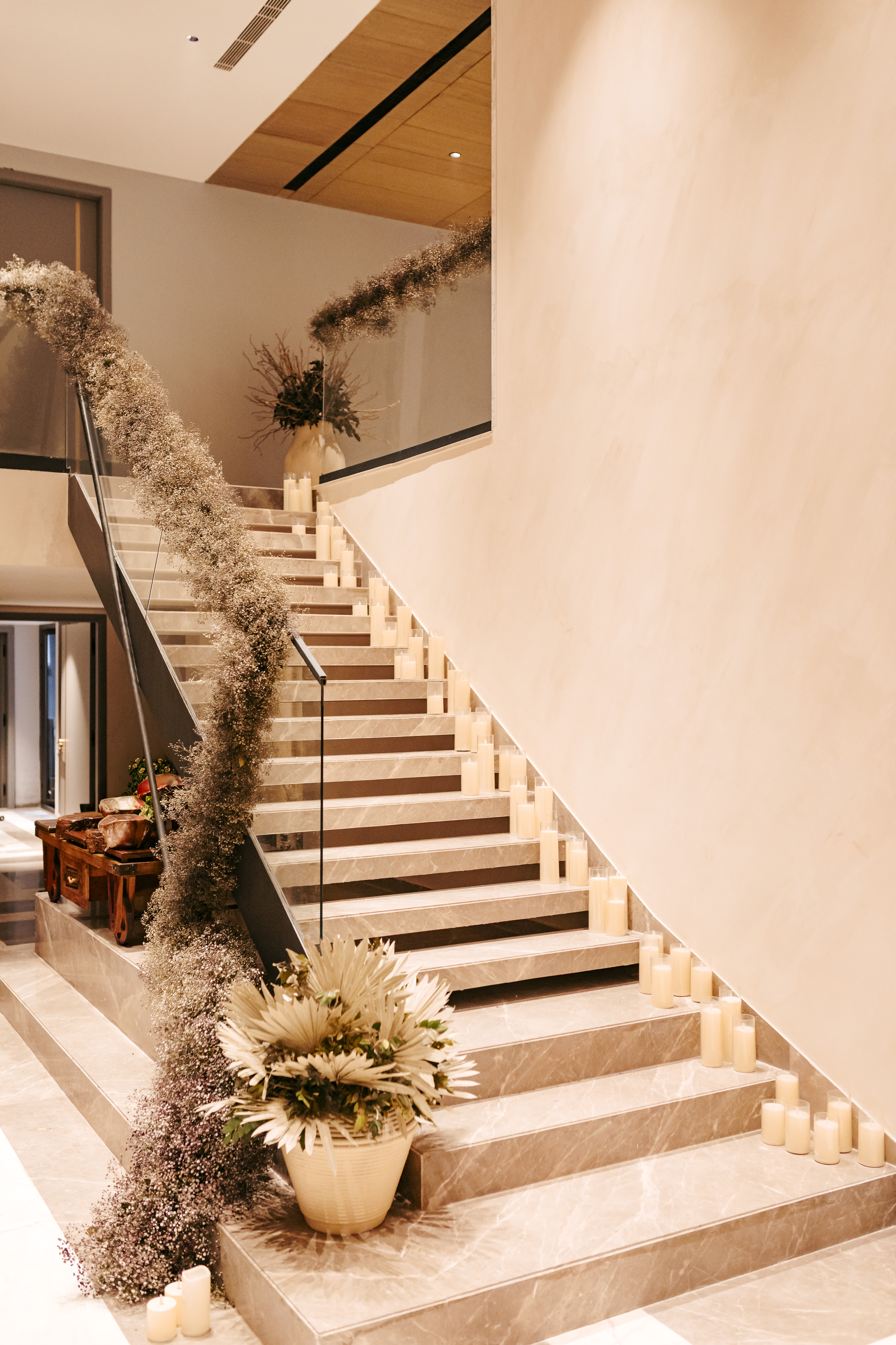 Styled Stairway Decor