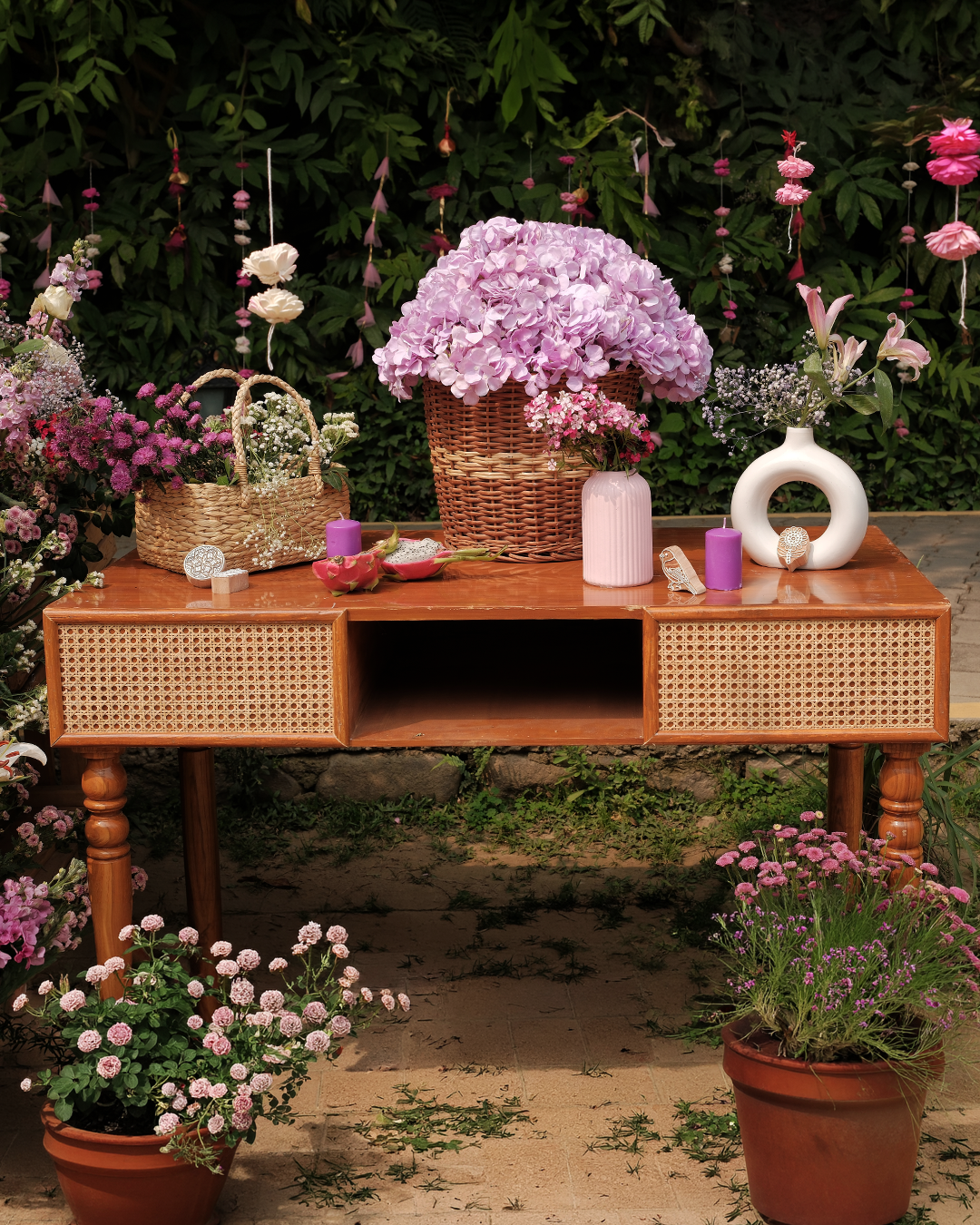 floral setup